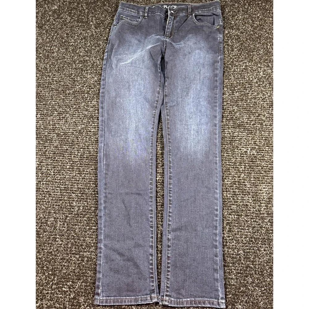 The Children's Place Girls Size 14 Skinny Stretch Jeans Dark Wash Denim